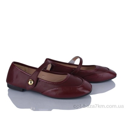 Балетки женские "Prime-Opt" No brand 312-1 red, (р.р. 37-40), Китай, от 8 шт.
