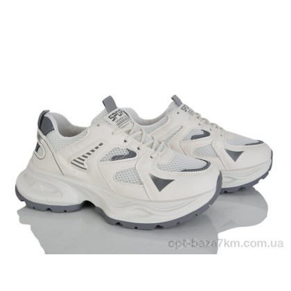Кроссовки женские "Prime-Opt" No brand K63 white, (р.р. 37-40), Китай, от 8 шт. Кроссовки женские "Prime-Opt" No brand K63 white, (р.р. 37-40), Китай, от 8 шт.
