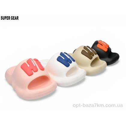 Шлепки детские "Super Gear" Q011 mix, (р.р. 26-30), Китай, от 12 шт. Шлепки детские "Super Gear" Q011 mix, (р.р. 26-30), Китай, от 12 шт.