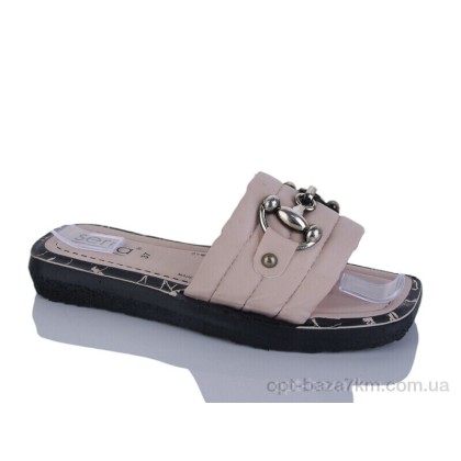 Шлепки женские "DeMur" 63001-5 beige, (р.р. 36-41), Турция, от 6 шт. Шлепки женские "DeMur" 63001-5 beige, (р.р. 36-41), Турция, от 6 шт.