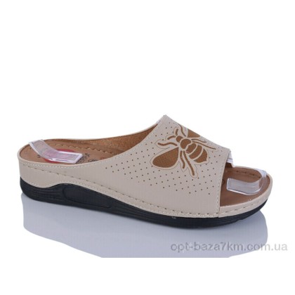 Шлепки женские "DeMur" 63001-1 beige, (р.р. 36-41), Турция, от 6 шт. Шлепки женские "DeMur" 63001-1 beige, (р.р. 36-41), Турция, от 6 шт.