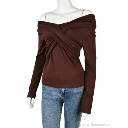 Кофта женский "Мир" 4393-ST2122 brown, (р.р. S-XL), Китай, от 4 шт. Кофта женский "Мир" 4393-ST2122 brown, (р.р. S-XL), Китай, от 4 шт.