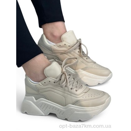 Кроссовки женские "I8denim" Z2 beige, (р.р. 36-40), Турция, от 8 шт.
