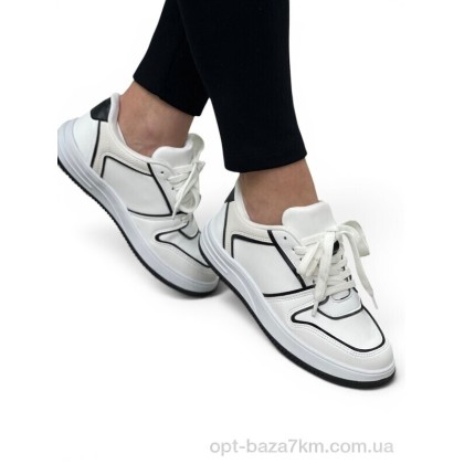 Кроссовки женские "I8denim" Z-W white, (р.р. 36-40), Турция, от 8 шт.