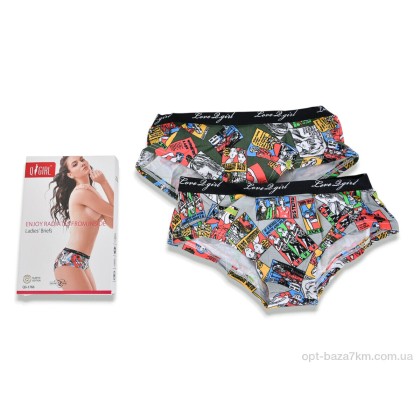 Трусы женские "Textile" QG1766 mix, (р.р. M-2XL), Китай, от 8 шт. Трусы женские "Textile" QG1766 mix, (р.р. M-2XL), Китай, от 8 шт.