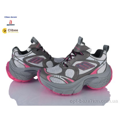Кроссовки детские "Clibee-Doremi" AD23991-2 grey-pink, (р.р. 35-40), Китай, от 6 шт. Кроссовки детские "Clibee-Doremi" AD23991-2 grey-pink, (р.р. 35-40), Китай, от 6 шт.