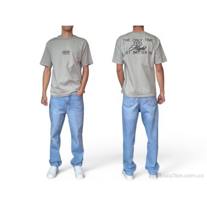 Футболка чоловіча "I8denim" 90582 gri, (р.р. S-XL), Туреччина, від 5 шт. Футболка чоловіча "I8denim" 90582 gri, (р.р. S-XL), Туреччина, від 5 шт.