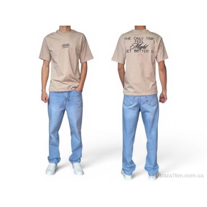 Футболка мужская "I8denim" 90582 tas, (р.р. S-XL), Турция, от 5 шт.