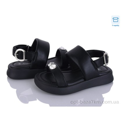 Дитячі босоніжки "Clibee-ShoSho" ABX1202P black, (р.р. 26-31), Китай, від 6 шт.