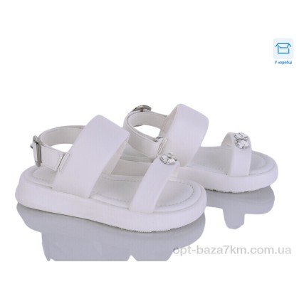 Дитячі босоніжки "Clibee-ShoSho" ABX1202P white, (р.р. 26-31), Китай, від 6 шт.