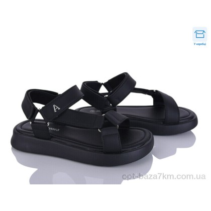 Дитячі босоніжки "Clibee-ShoSho" ABX1183P black, (р.р. 32-37), Китай, від 6 шт.