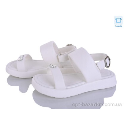Дитячі босоніжки "Clibee-ShoSho" ABX1203P white, (р.р. 32-37), Китай, від 6 шт.
