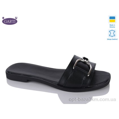 Шлепки женские "Garti" 49 чорна шкіра, (р.р. 36-40), Украина, от 6 шт. Шлепки женские "Garti" 49 чорна шкіра, (р.р. 36-40), Украина, от 6 шт.