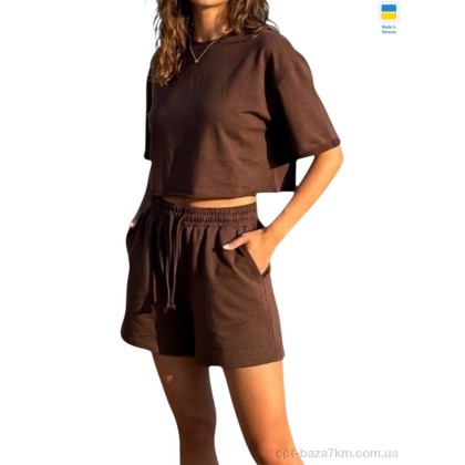 Костюм жіночий "Margo" 1249 шоколад, (р.р. S-XL), Україна, від 4 шт. Костюм жіночий "Margo" 1249 шоколад, (р.р. S-XL), Україна, від 4 шт.