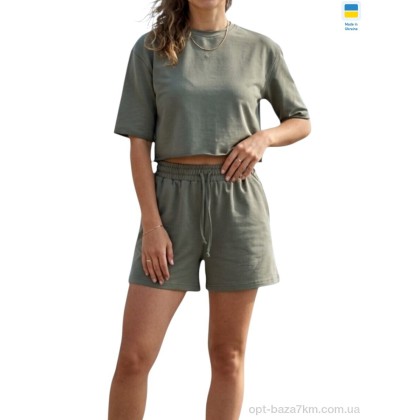 Костюм жіночий "Margo" 1249 оливка, (р.р. S-XL), Україна, від 4 шт. Костюм жіночий "Margo" 1249 оливка, (р.р. S-XL), Україна, від 4 шт.