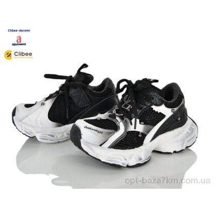 Кроссовки детские "Clibee-Doremi" BB2760-1 black-grey, (р.р. 27-30), Китай, от 4 шт. Кроссовки детские "Clibee-Doremi" BB2760-1 black-grey, (р.р. 27-30), Китай, от 4 шт.