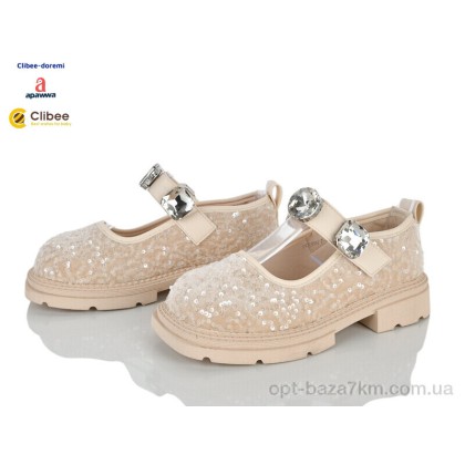 Туфлі дитячі "Clibee-Doremi" ABC3539 beige, (р.р. 31-37), Китай, від 7 шт. Туфлі дитячі "Clibee-Doremi" ABC3539 beige, (р.р. 31-37), Китай, від 7 шт.