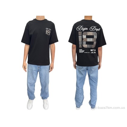 Футболка чоловіча "I8denim" 90583 siyah, (р.р. S-XL), Туреччина, від 5 шт. Футболка чоловіча "I8denim" 90583 siyah, (р.р. S-XL), Туреччина, від 5 шт.