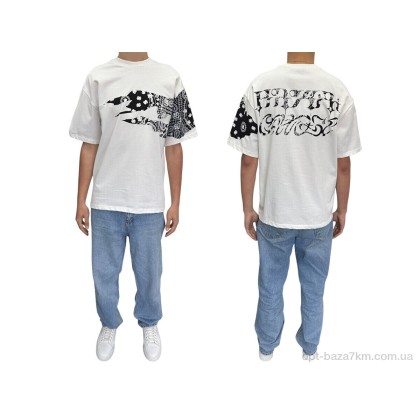 Футболка мужская "I8denim" 90567 ekru, (р.р. S-XL), Турция, от 5 шт.
