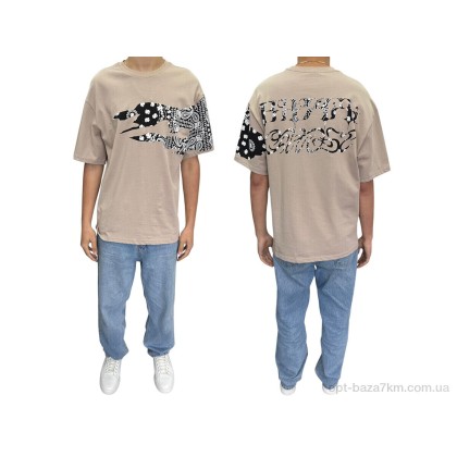 Футболка мужская "I8denim" 90567 tas, (р.р. S-XL), Турция, от 5 шт.