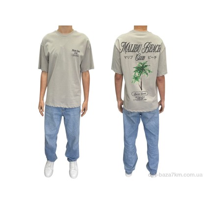 Футболка мужская "I8denim" 90561 gri, (р.р. S-XL), Турция, от 5 шт.