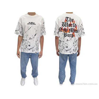 Футболка мужская "I8denim" 90562 ekru, (р.р. S-XL), Турция, от 5 шт.