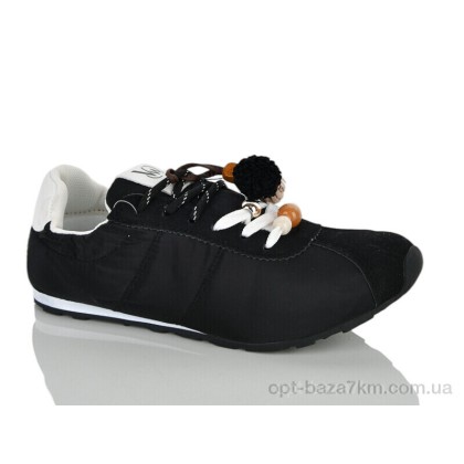 Кроссовки женские "Violeta" 2028-8 black, (р.р. 36-41), Китай, от 8 шт.