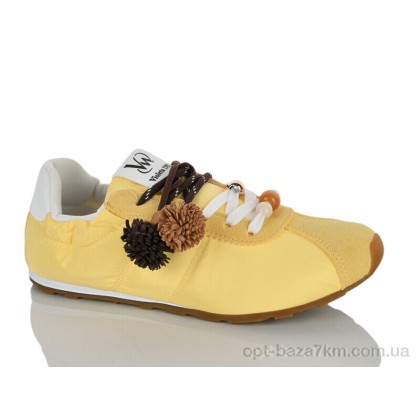 Кроссовки женские "Violeta" 2028-8 yellow, (р.р. 36-41), Китай, от 8 шт.