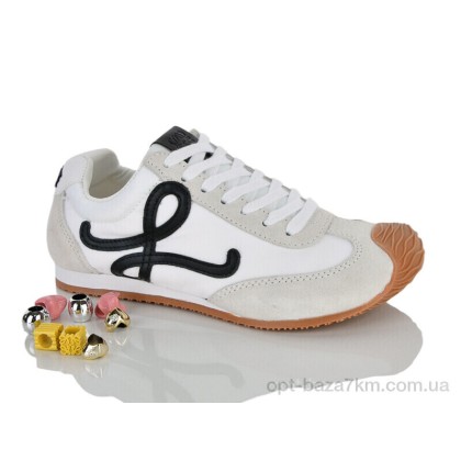 Кроссовки женские "Violeta" B2990-8 white-black, (р.р. 36-41), Китай, от 8 шт. Кроссовки женские "Violeta" B2990-8 white-black, (р.р. 36-41), Китай, от 8 шт.