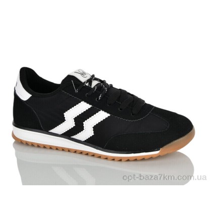 Кроссовки женские "Violeta" 2028-5 black, (р.р. 36-41), Китай, от 8 шт.