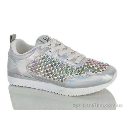 Кроссовки женские "Violeta" 2028-12 silver, (р.р. 36-41), Китай, от 8 шт. Кроссовки женские "Violeta" 2028-12 silver, (р.р. 36-41), Китай, от 8 шт.