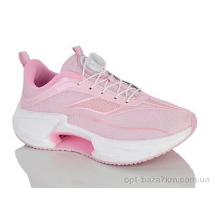 Кроссовки женские "Violeta" 24-160 pink-white, (р.р. 36-41), Китай, от 8 шт.