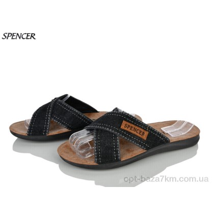 Шлепки мужские "Spencer" 0301 джинс чорний, (р.р. 41-45), Турция, от 6 шт. Шлепки мужские "Spencer" 0301 джинс чорний, (р.р. 41-45), Турция, от 6 шт.