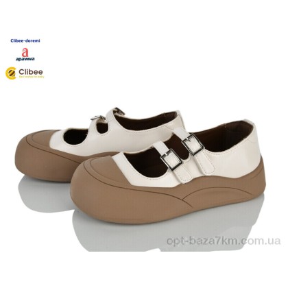 Туфлі дитячі "Clibee-Doremi" K0662-2 beige, (р.р. 31-37), Китай, від 7 шт. Туфлі дитячі "Clibee-Doremi" K0662-2 beige, (р.р. 31-37), Китай, від 7 шт.