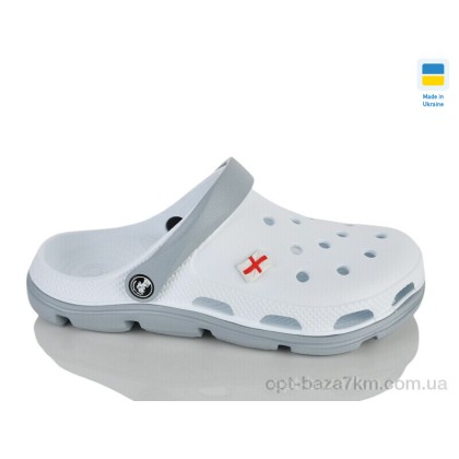 Кроксы женские "Progress" Крокс Ж105 білий, (р.р. 36-41), Украина, от 8 шт.
