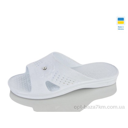 Шлепки женские "Крок" Камінчик білий, (р.р. 36-41), Украина, от 8 шт. Шлепки женские "Крок" Камінчик білий, (р.р. 36-41), Украина, от 8 шт.
