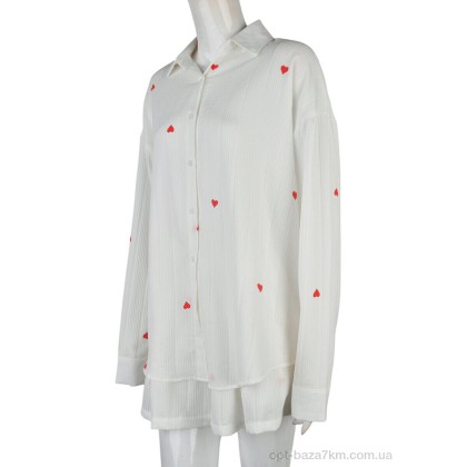 Костюм жіночий "Мир" 4407-S208 white, (р.р. M-2XL), Китай, від 4 шт. Костюм жіночий "Мир" 4407-S208 white, (р.р. M-2XL), Китай, від 4 шт.