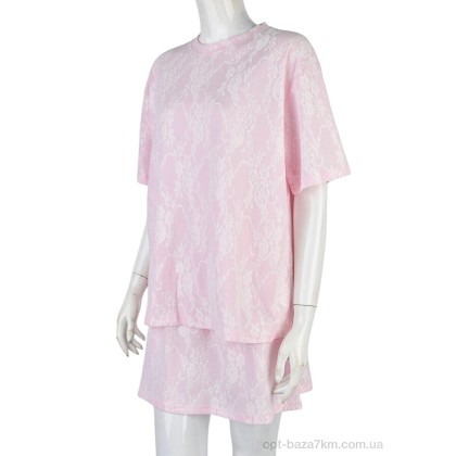 Костюм жіночий "Мир" 4407-12 pink, (р.р. M-2XL), Китай, від 4 шт. Костюм жіночий "Мир" 4407-12 pink, (р.р. M-2XL), Китай, від 4 шт.
