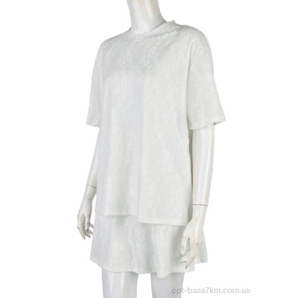 Костюм жіночий "Мир" 4407-12 white, (р.р. M-2XL), Китай, від 4 шт. Костюм жіночий "Мир" 4407-12 white, (р.р. M-2XL), Китай, від 4 шт.