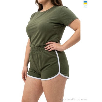 Шорти жіночі "Sport style" 10614 батал хакі, (р.р. XL-4XL), Україна, від 4 шт. Шорти жіночі "Sport style" 10614 батал хакі, (р.р. XL-4XL), Україна, від 4 шт.