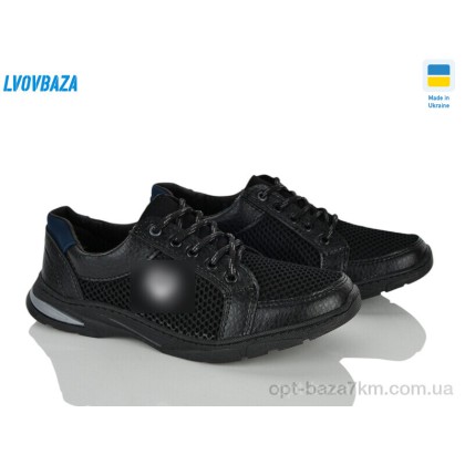 Кроссовки мужские "Lvovbaza" Ankor 16-1 сітка чорний, (р.р. 40-45), Украина, от 8 шт.