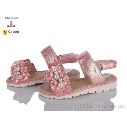 Дитячі босоніжки "Clibee-Doremi" R6876C pink, (р.р. 31-36), Китай, від 6 шт.