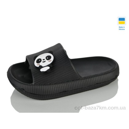 Шльопанці дитячі "Lot Shoes" 022 чорний, (р.р. 24-29), Україна, від 6 шт.