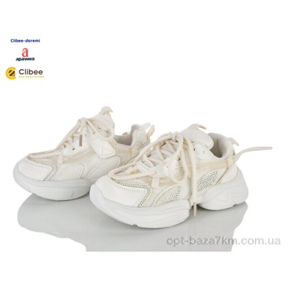 Кроссовки детские "Clibee-Doremi" AC2402-2 beige, (р.р. 31-36), Китай, от 6 шт. Кроссовки детские "Clibee-Doremi" AC2402-2 beige, (р.р. 31-36), Китай, от 6 шт.