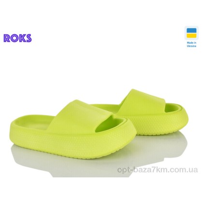 Шлепки женские "Roks" 139 салат, (р.р. 36-40), Украина, от 8 шт.
