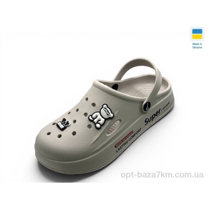 Крокси жіночі "Rai shoes" L108 сірий, (р.р. 37-40), Україна, від 8 шт. Крокси жіночі "Rai shoes" L108 сірий, (р.р. 37-40), Україна, від 8 шт.