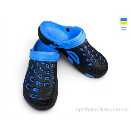 Крокси чоловічі "Rai shoes" 308 чорно-блакитний, (р.р. 40-45), Україна, від 6 шт. Крокси чоловічі "Rai shoes" 308 чорно-блакитний, (р.р. 40-45), Україна, від 6 шт.