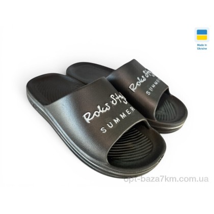 Шльопанці дитячі "Rai shoes" 506(010) чорний, (р.р. 30-35), Україна, від 6 шт.
