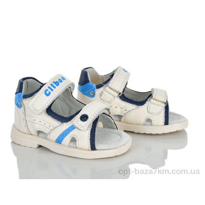 Босоніжки дитячі "Clibee-ShoSho" AB1 white-blue, (р.р. 21-26), Китай, від 6 шт. Босоніжки дитячі "Clibee-ShoSho" AB1 white-blue, (р.р. 21-26), Китай, від 6 шт.