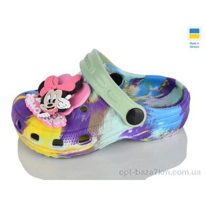Крокси дитячі "Lot Shoes" H3 кд папуга фіолетово-мятний, (р.р. 24-29), Україна, від 6 шт.